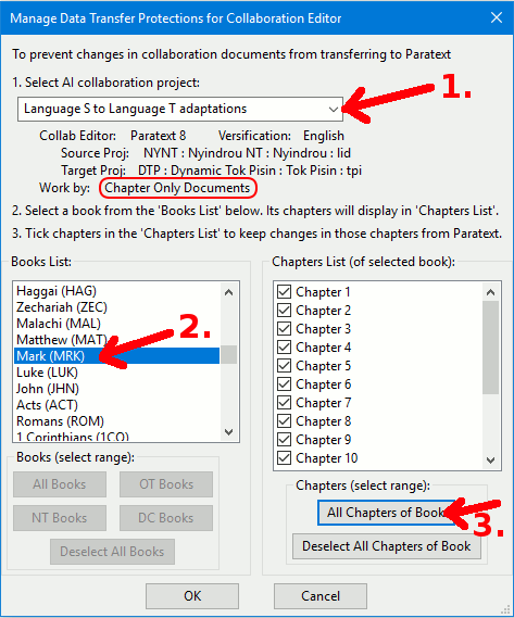 Manage data transfer protections for collaboration editor