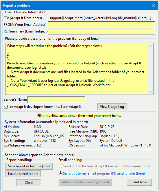 Report a problem